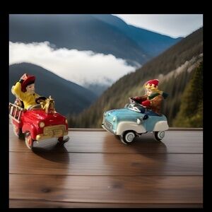 Department 56 Pedal Cars for Christmas